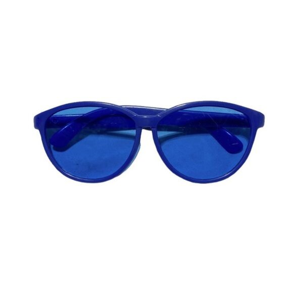 BLUE Round Frame 100% UV Toddler Sunglasses - Picture 1 of 3